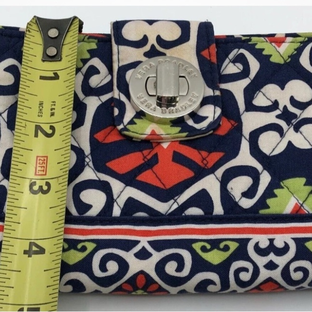 Vera Bradley RFID Zip Turnlock Wallet - Picture 3 of 5